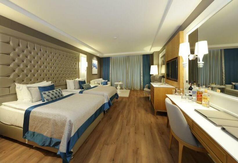 带高尔夫球场景观的复式房间, Sueno Hotels Deluxe Belek