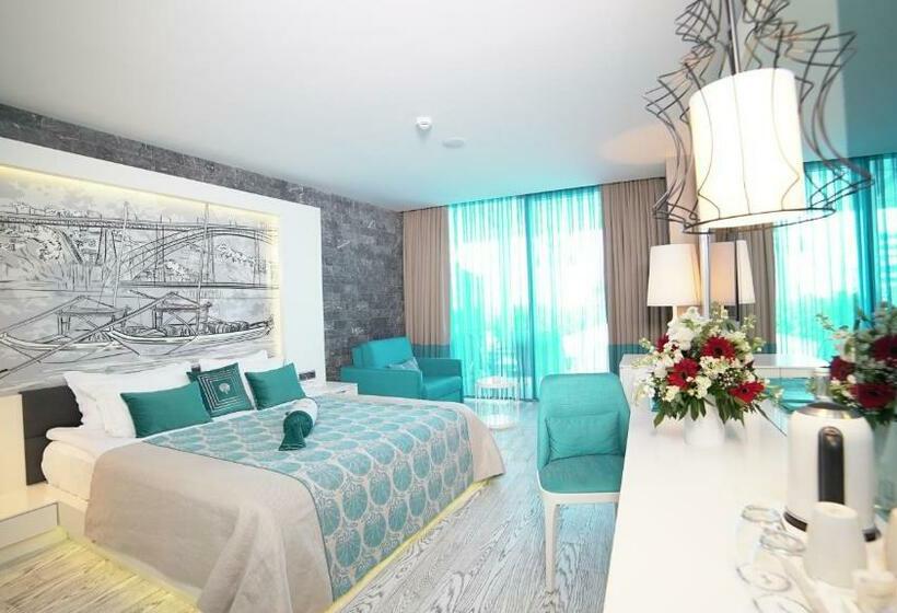 带海景的复工套房, Sueno Hotels Deluxe Belek