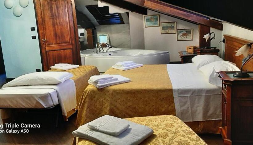 디럭스 4인 룸, Damian Park Hotel Delle Magnolie