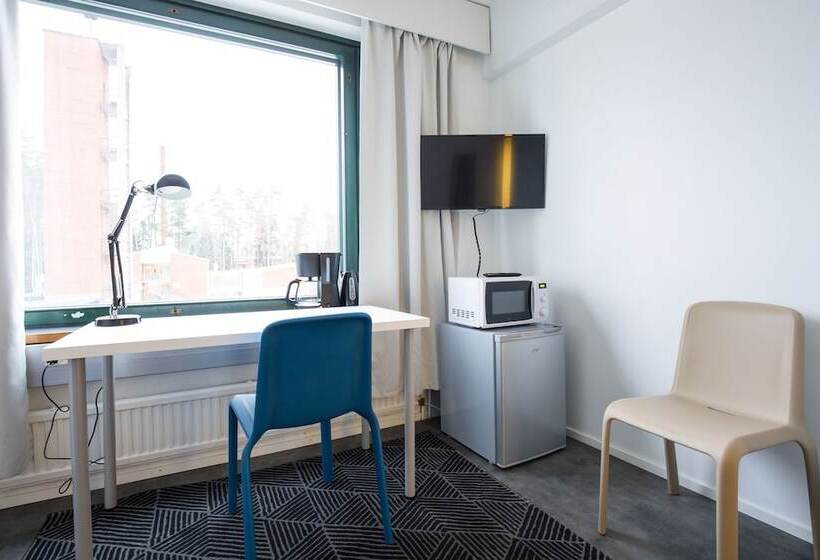 스탠다드 룸 공동 욕실, Forenom Hostel Espoo Otaniemi