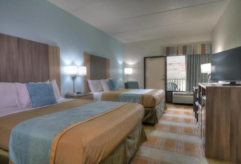 غرفه قياسيه سريرين مزدوجين, Pigeon River Inn