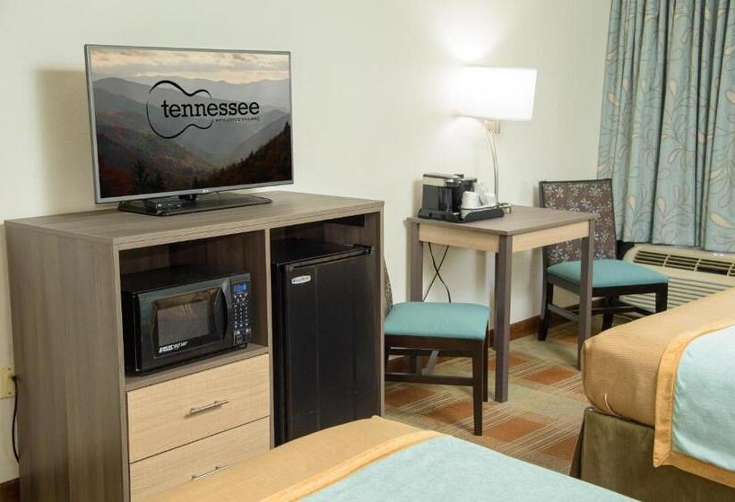 غرفه قياسيه سريرين مزدوجين, Pigeon River Inn
