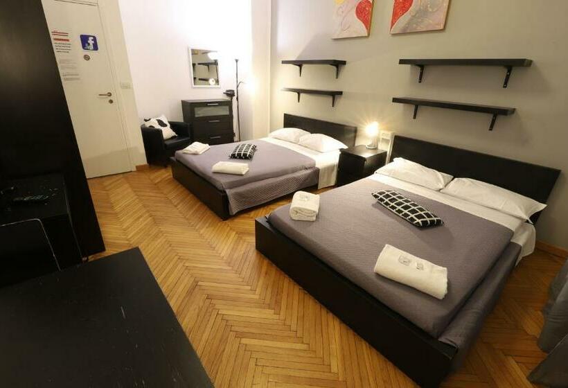 اتاق استاندارد سه تخته با سرویس بهداشتی مشترک, Guest House Pirelli Milano