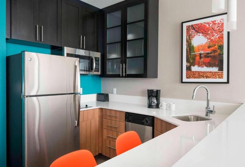 キングサイズベッドのスイートルーム, Residence Inn By Marriott Boston Watertown