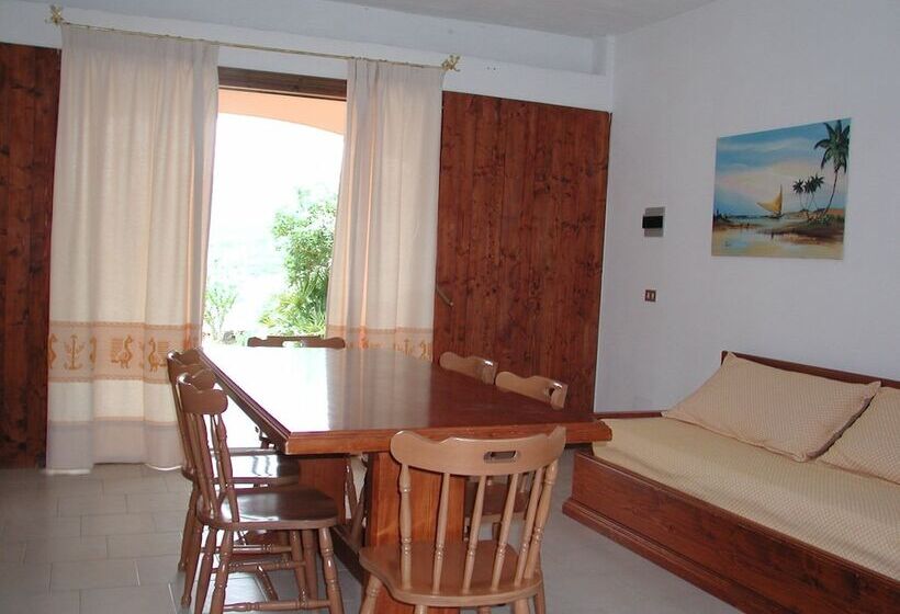 آپارتمان 1 خوابه با چشم‌انداز باغ, Residence Spiaggia Bianca