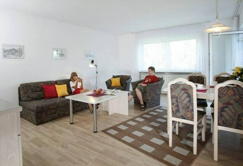 Апартаменты 1 Спальня Вид на Сад, Parkblick Aparthotel Und Ferienwohnungen