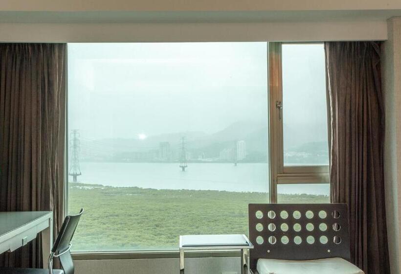 اتاق سوپریور با چشم‌انداز دریا, 觀海樓海景大飯店 Hotel Cloud Riverside