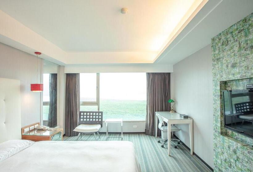 اتاق لوکس با چشم‌انداز دریا, 觀海樓海景大飯店 Hotel Cloud Riverside