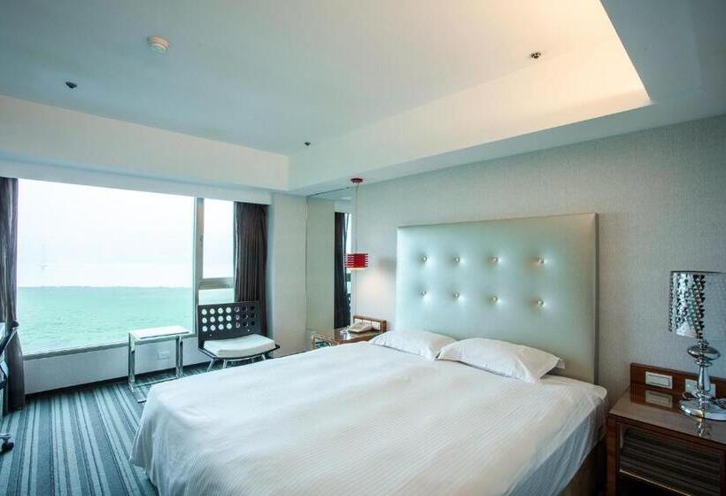 اتاق سوپریور با چشم‌انداز دریا, 觀海樓海景大飯店 Hotel Cloud Riverside