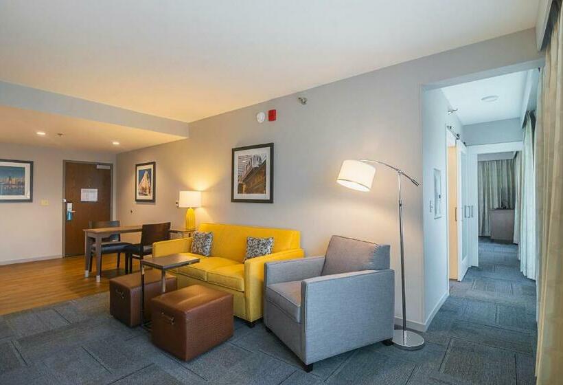 キングサイズベッドのスイートルーム, Hampton Inn Chicago North-loyola Station