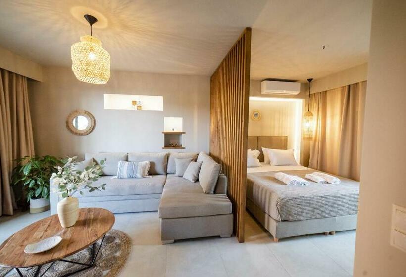 Полулюкс с Бассейном, Theros Suites
