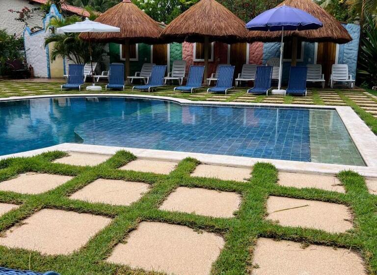 디럭스 룸 킹사이즈 침대, Pousada Villa Bougainville Maragogi