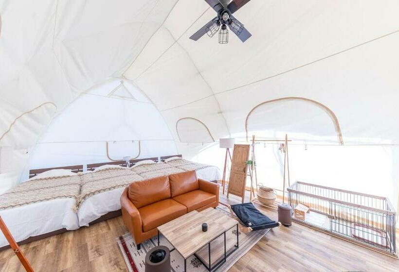 اتاق خانوادگی با سرویس بهداشتی مشترک, Glamping&port結