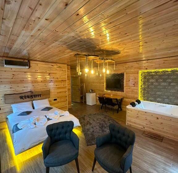 스탠다드 룸 킹사이즈 침대, Ria Süit Otel Bungalov