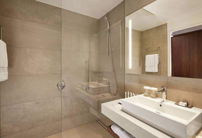 适合残疾人士使用的带超级大床的标准间, Doubletree By Hilton Hotel Wroclaw