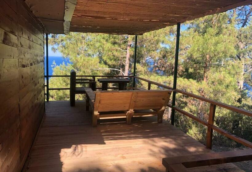 Номер Deluxe Вид на Море, Honey Hill Faralya Forest Cabins By The Sea
