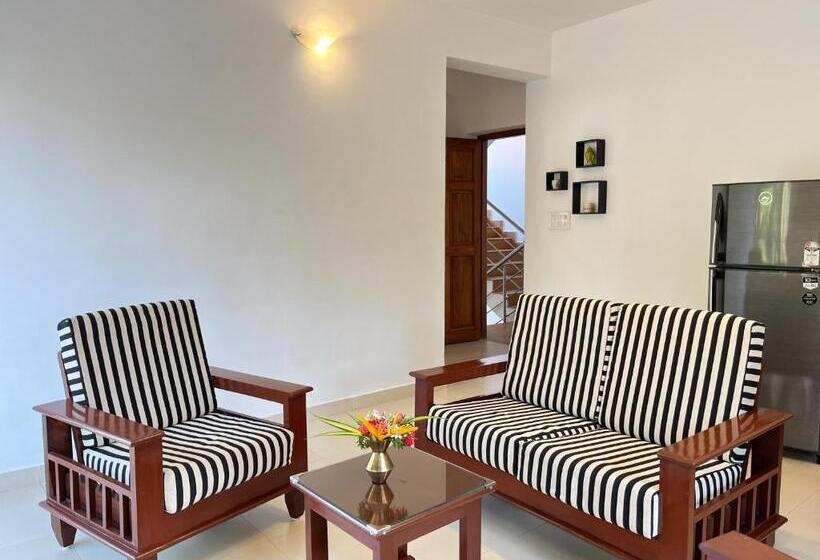 带1个卧室的公寓, Rainforest Enclave, Arpora   10 Mins To Baga Beach