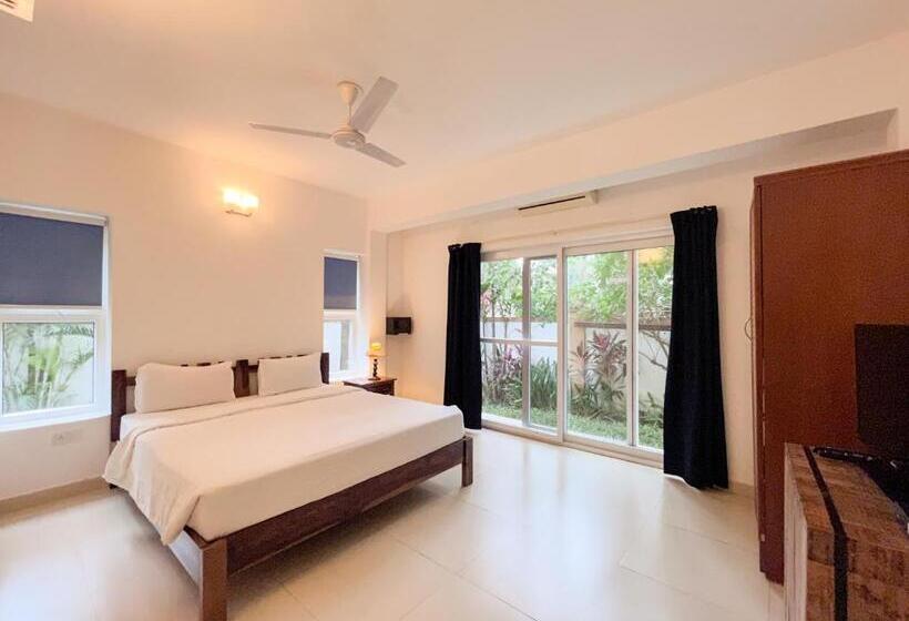 带1个卧室带泳池的公寓, Rainforest Enclave, Arpora   10 Mins To Baga Beach