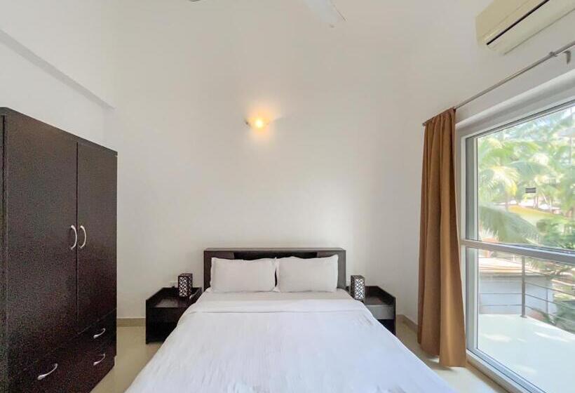 带露台两卧公寓, Rainforest Enclave, Arpora   10 Mins To Baga Beach