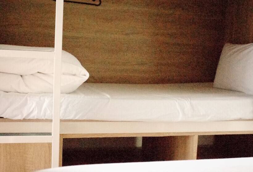 تختخواب در اتاق مشترک, Paper Plane Hostel