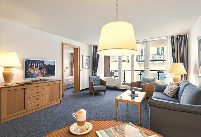 １ベッドルームアパートメント, Strandhotel Juister Hof