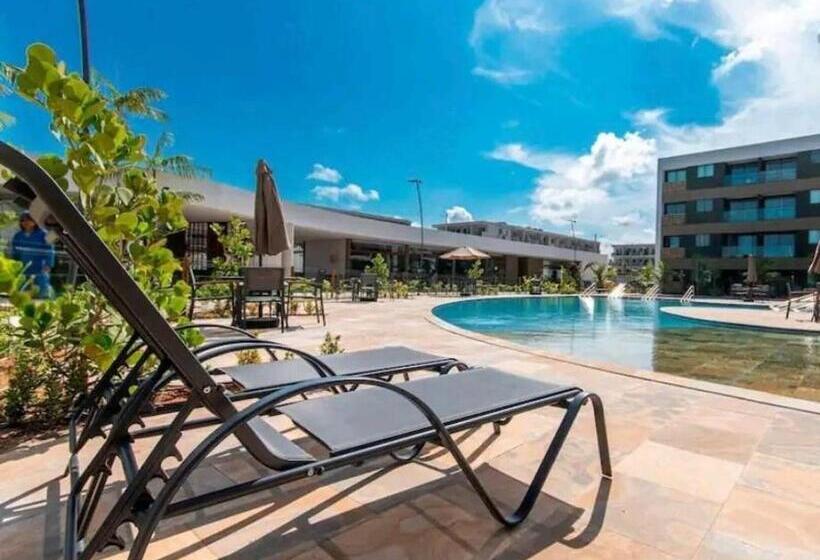 스탠다드 스튜디오, Flat Luxo No Mana Beach Em Muro Alto 4 Pessoas
