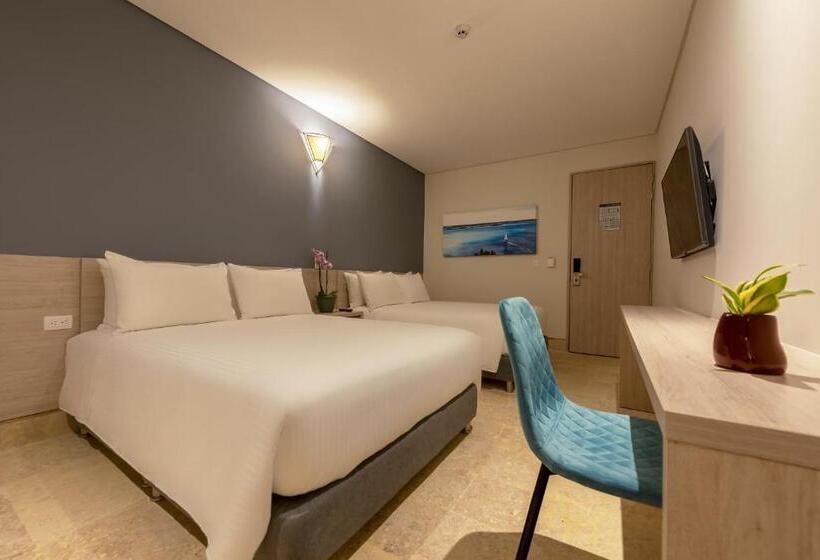 غرفه قياسيه سريرين مزدوجين, Rilux Cartagena