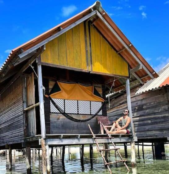 Апартаменты 1 Спальня с Балконом, Cabañas Sobre El Mar En Guna Yala