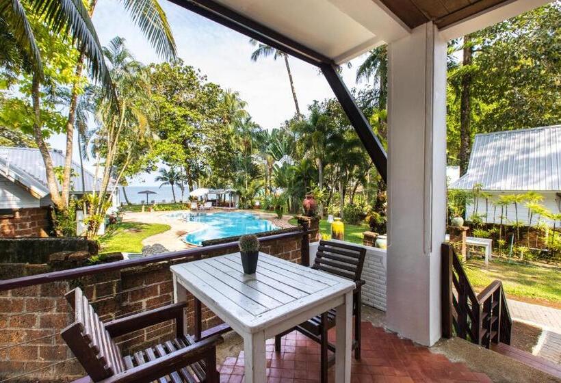 스탠다드 발코니 룸 바다 전망, Baansook Resort Koh Chang