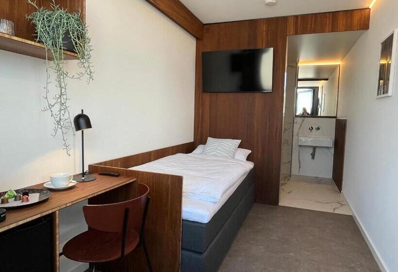 标准单人间, Tin Inn L Hückelhoven Einfach Gut   Das Hotel Aus Hochwertig Ausgebauten überseecontainern
