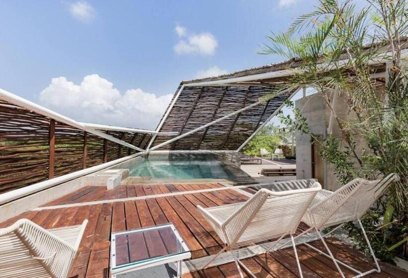 １ベッドルームのデラックスアパートメント, Casa De Piedra Tulum