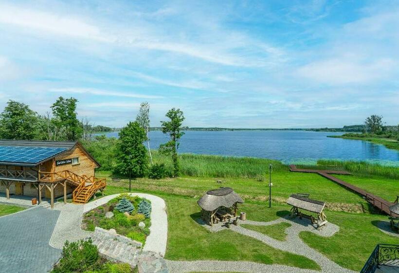Номер Стандарт Вид на Озеро, łabędź Hotel Karczma