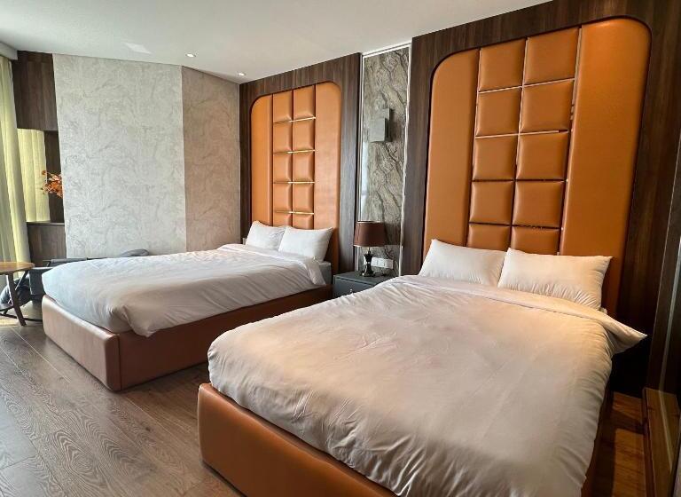 اتاق استاندارد چهار تخته با چشم‌انداز دریا, Apec Condotel Phan Thiet By Tien Vu
