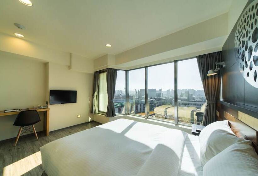 اتاق استاندارد با چشم‌انداز شهر, Xinshe Hotel   Hsinchu