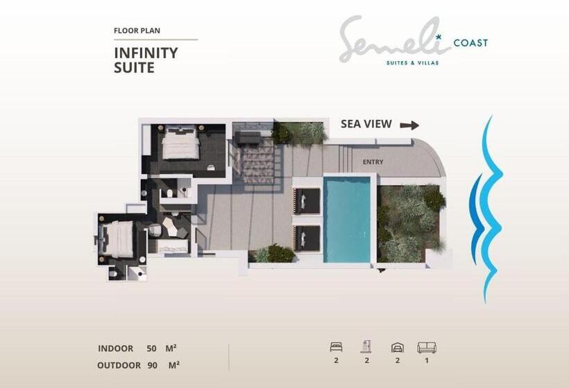 سوییت, Semeli Coast Mykonos, Curio Collection By Hilton