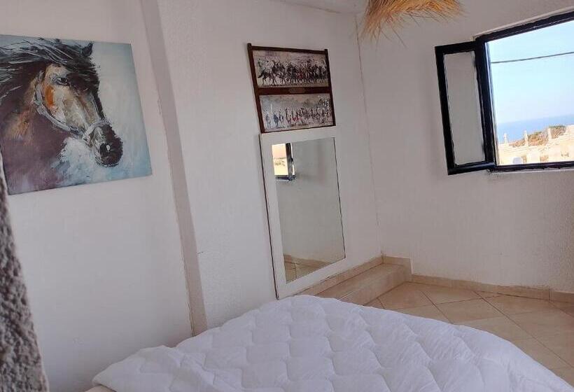 디럭스 룸 측면 바다 전망, Riad Ocean Beach Douira