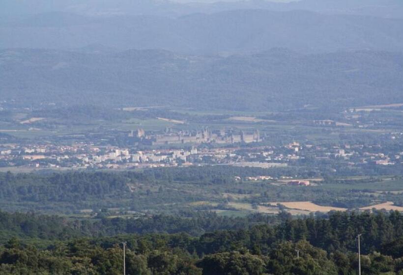 Трехместный Номер Стандарт с Видом, Chambres D'hôtes Vue Panoramique Proche De Carcassonne
