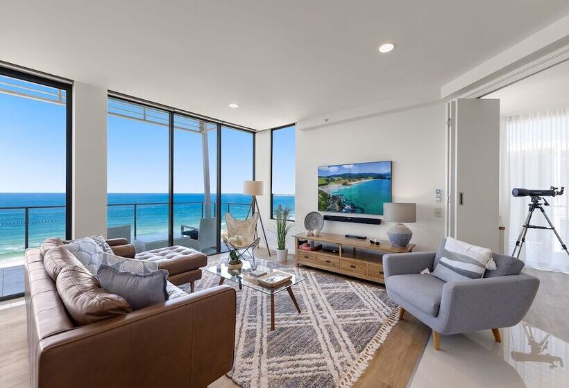 Апартаменты Пентхаус 1 Спальня, Beach On Sixth