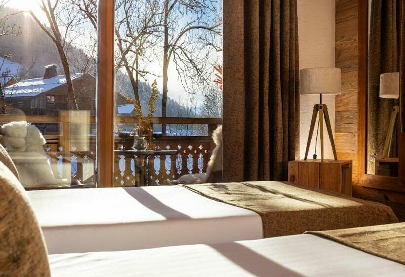 Номер Стандарт с Балконом, Hôtel Et Spa Le Vermont