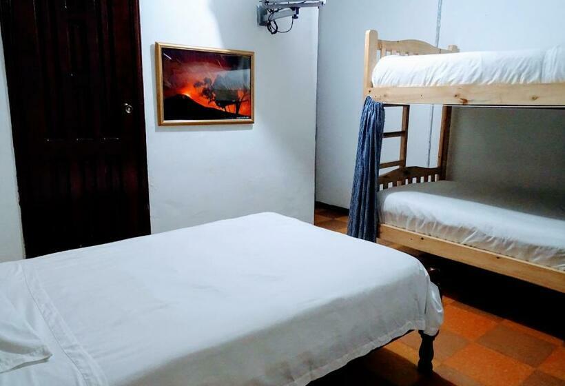 Кровать в Общей Комнате, Erupcion Art Hotel & Hostel