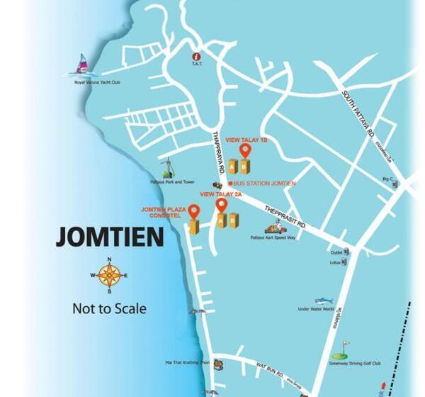 带1个卧室的高级公寓, B&b View Talay 1 Jomtien Pattaya