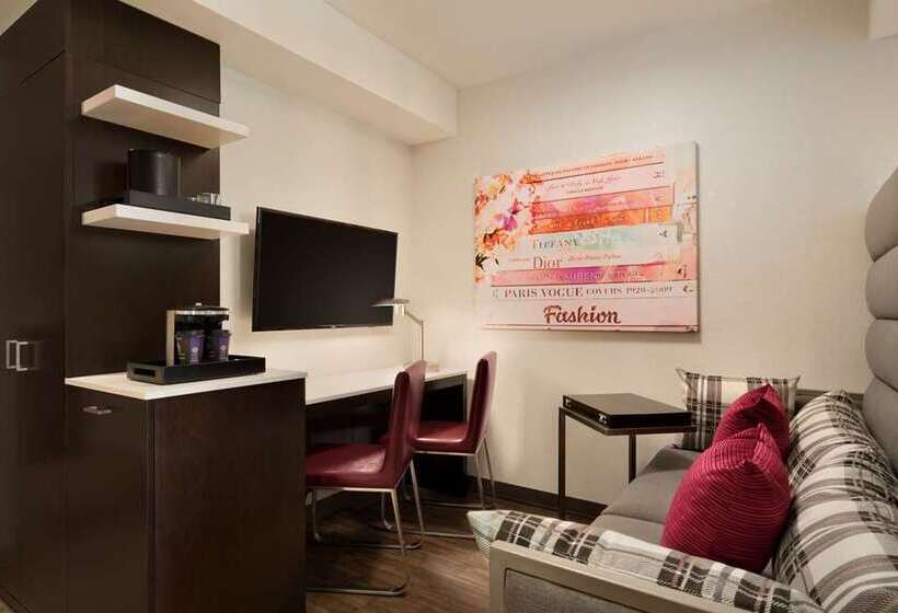 스탠다드 룸 킹사이즈 침대, Embassy Suites By Hilton New York Manhattan Times Square