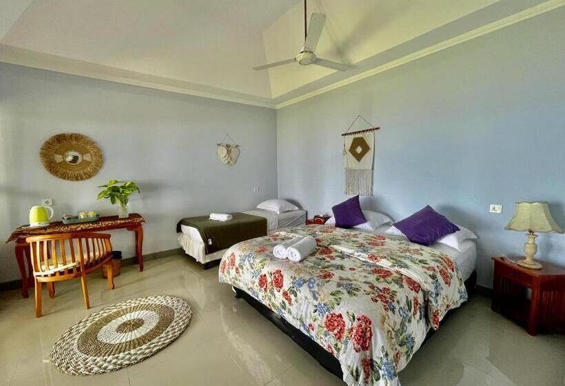 اتاق استاندارد با بالکن و چشمانداز دریا, Tejakula Sunset Boutique Resort