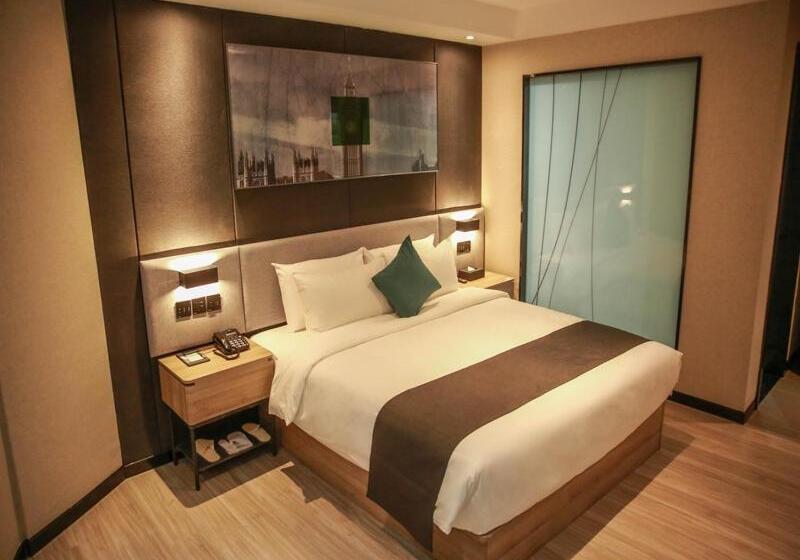 غرفة قياسية, Thank Inn Chain Suqian Hubin New District Santaishan Park