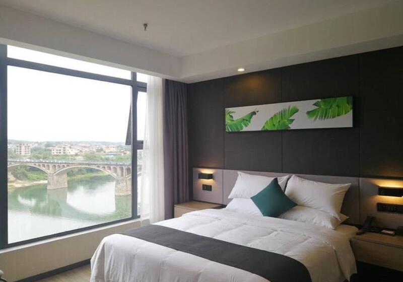 Номер Стандартный с Видом, Thank Inn Chain Hotel Yongzhou Dao County Binhe Road