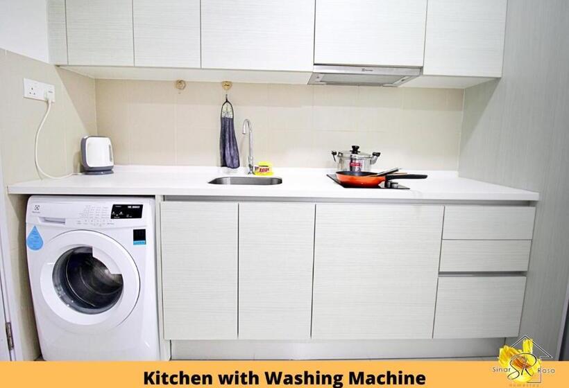 شقة غرفتين, Sinar Rasa Homestay At I Soho, I City