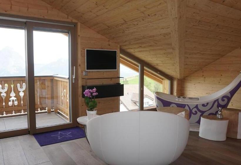 سوییت, Caschu Alp Boutique Design Hotel Stoos   Adults Only