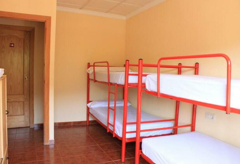 Номер Стандарт Четырехместный Совместный Санузел, Albergue Los Chorros