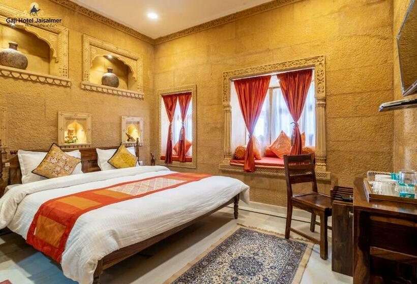 带大床的高级房间, Gaji Hotel Jaisalmer