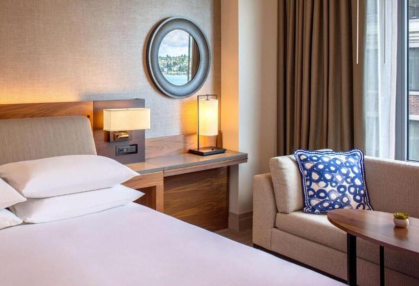 Номер Стандарт Кровать Кинг Адаптированный для Инвалидов, Hyatt Regency Lake Washington At Seattle S Southport
